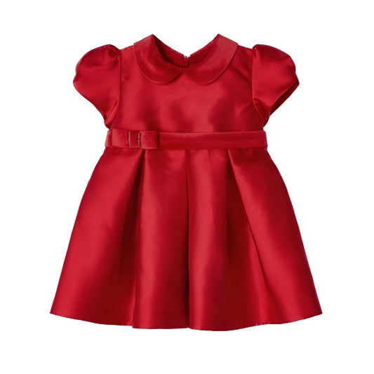 Taffeta dress: Red
