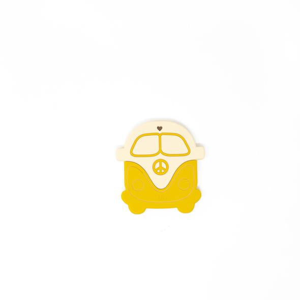 VW Bus Silicone Teether - Mustard