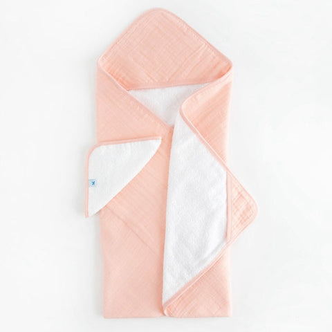 Rose Petal Hooded Towel Set