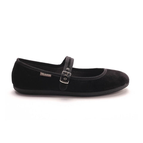 Ode Velvet Mary Jane: Black
