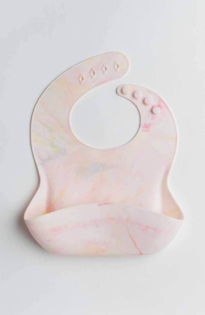 Silicone Bib - Rainbow Tie Dye